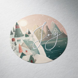 Adesivo Aldeia Joy Winter Mountain | Feriado de Natal