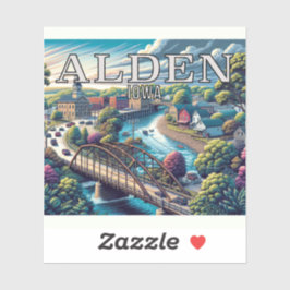 Adesivo Alden Iowa 3 Inch Vinyl Sticker