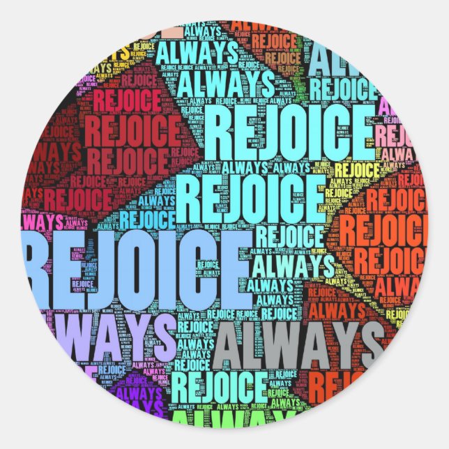 Adesivo Alegra-te! (Frente)