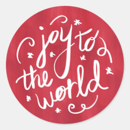 Adesivo Alegria ao Feriado Vermelho Mundial