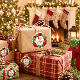 Adesivo Alegria ao Mundo o Senhor chegou ao Natal