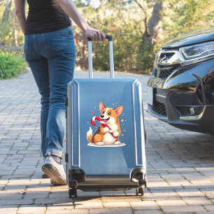 Adesivo Alegria de Cane de Açúcar Corgi