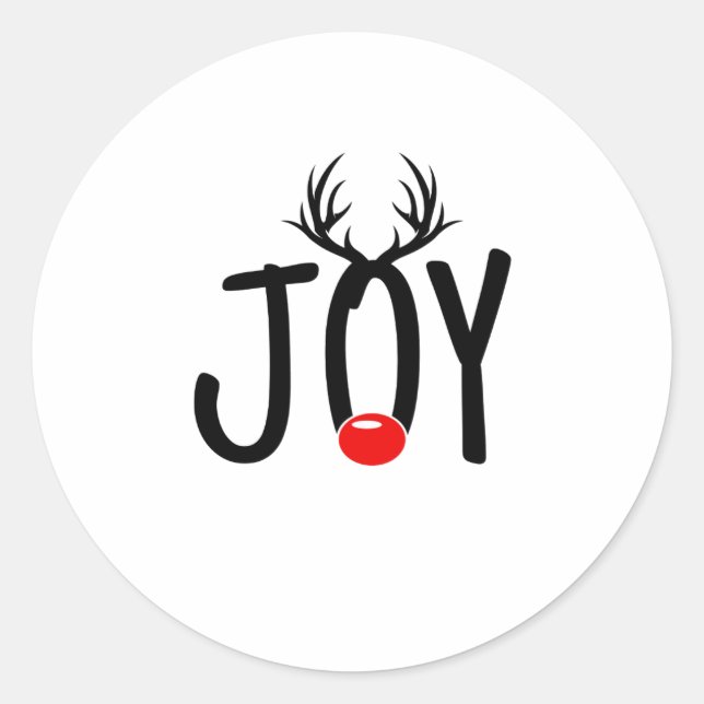 Adesivo Alegria de Natal (Frente)