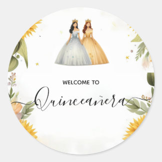 Adesivo Alegria Lily Twin Dupla Quinceanera Conjunta
