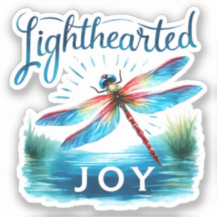 Adesivo Alegria Luz - Dragonista Artístico