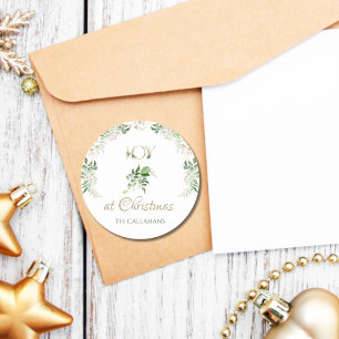 Adesivo Alegria Nas Folhas De Palma Tropical De Natal