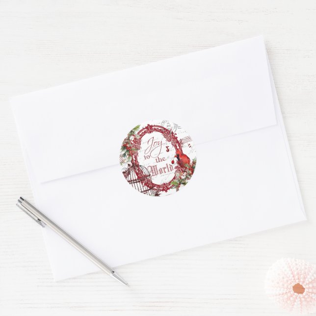 Adesivo Alegria para o mundo (Envelope)