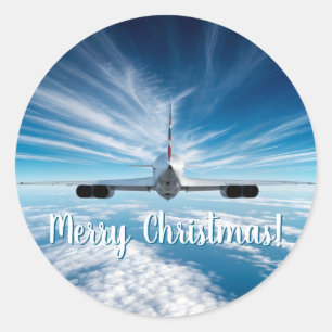 Adesivo Além do Horizonte: Concorde por Trás