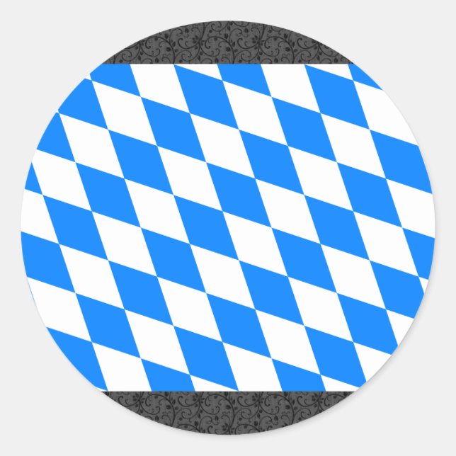 Adesivo Alemanha Bavaria Flag (Frente)