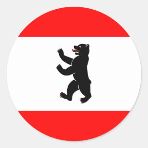 Adesivo Alemanha Berlim Bandeira de alta qualidade