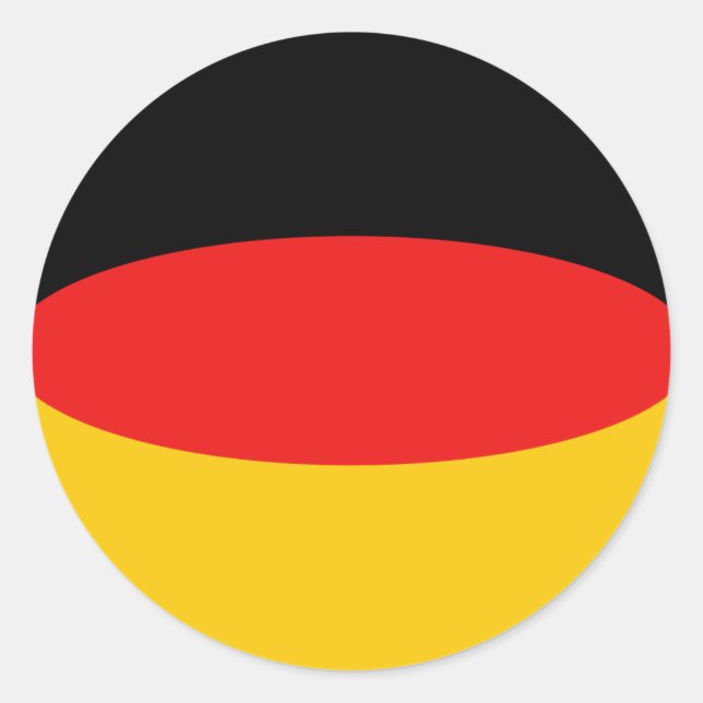 Adesivo Alemanha Fisheye Flag Sticker (Frente)