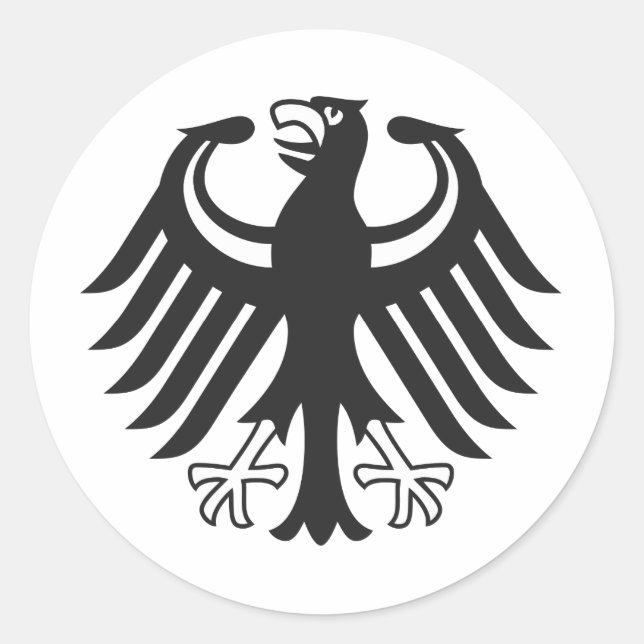 Adesivo Alemão Bundesadler (Frente)