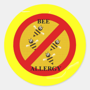 Adesivo Alergia às abelhas