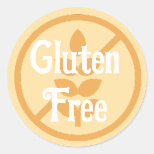 Adesivo Alergia Livre De Gluten Advertência Sobre A Doença