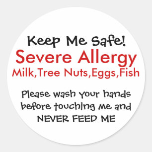 Adesivo Alergia severa