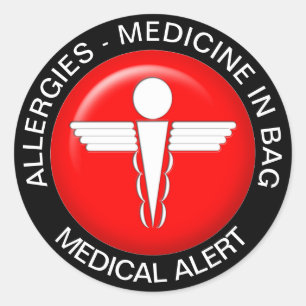 Adesivo ALERGIES - Medicamento em saco