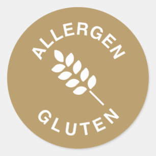 Adesivo Alerta de Alergia ao Glúten