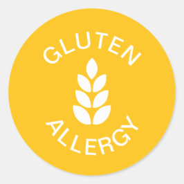 Adesivo Alerta de Alergia ao Glúten