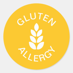 Adesivo Alerta de Alergia ao Glúten