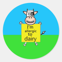 Adesivo Alerta de alergia (mais designs no armazém)