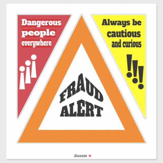 Adesivo Alerta de fraude (Folha)