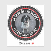 ALERTA DE SEGURANÇA DO MEU PET Personalizado Foto 