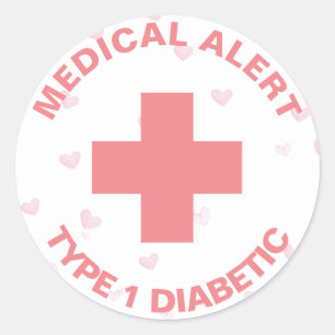 Adesivo Alerta Médico Personalizado Insulina Cinto Diabéti