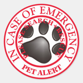 ADESIVO ALERTA PET
