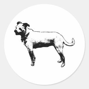 Adesivo Alerta Terrier Mix Vinyl Sticker