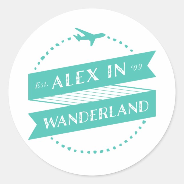 Adesivo Alex in Wanderland Stickers (Frente)