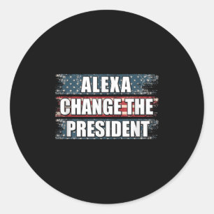 Adesivo Alexa Muda O Presidente Engraçado Trump
