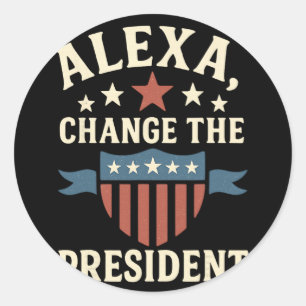 Adesivo Alexa Trump Presidente
