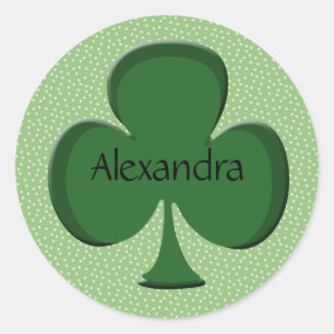 Adesivo Alexandra Shamrock Name Sticker / Seal