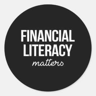 Adesivo Alfabetização Financeira