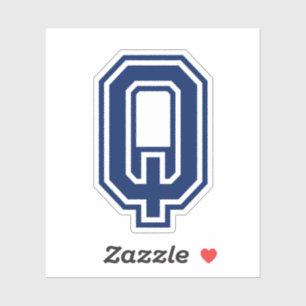 Adesivo Alfabeto desportivo feito sob encomenda da pia