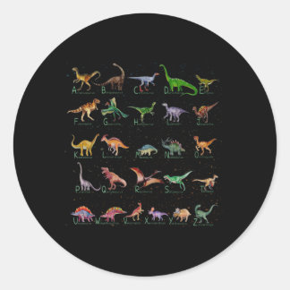 Adesivo Alfabeto Dinossauro