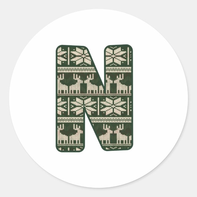 Adesivo Alfabeto Natal (14) (Frente)