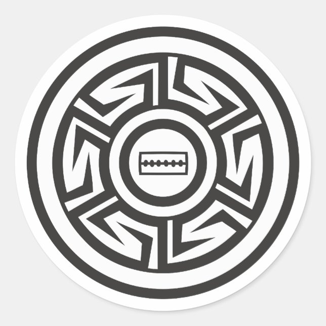 Adesivo Alfaia índio American Native Anasazi (Frente)