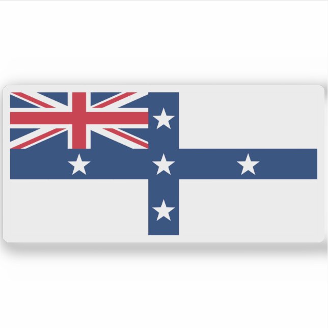 Adesivo Alferes Navais de Nova Gales do Sul (1831-1883) (Frente)