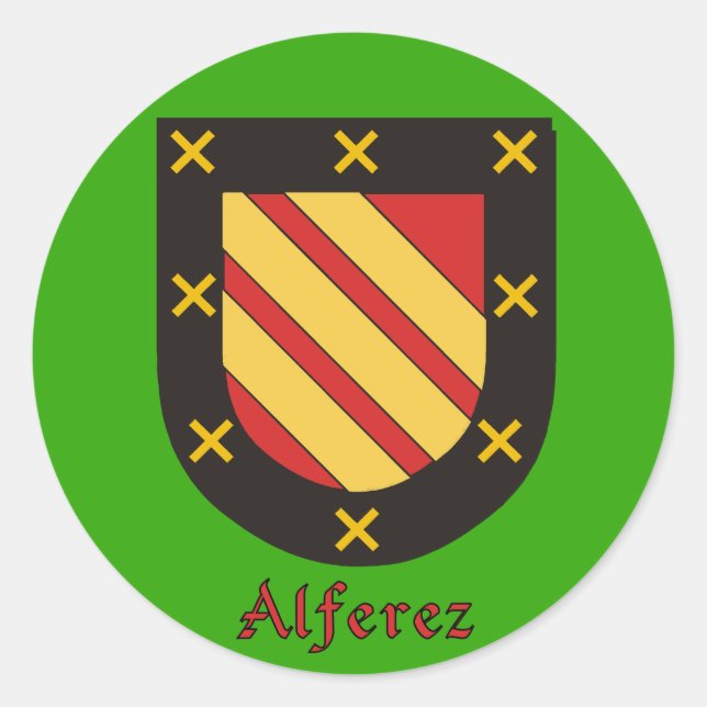 Adesivo Alferez Family Shield Stickers (Frente)