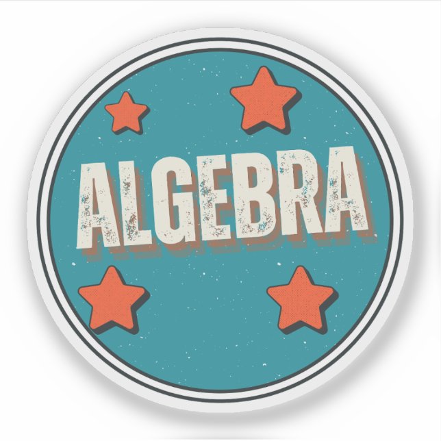 Adesivo Álgebra (Frente)