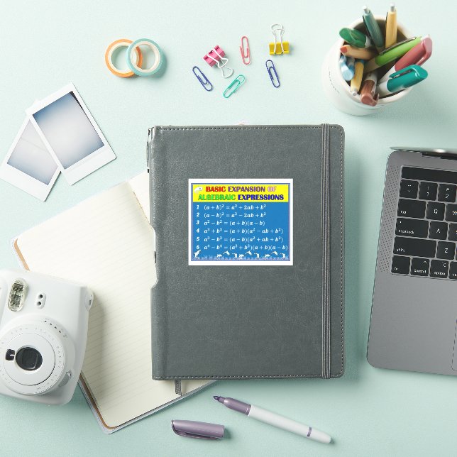 Adesivo Algebra Math Sticker - Oceano Azul (Capa para iPad)
