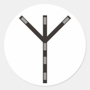 Adesivo Algiz runa protecção