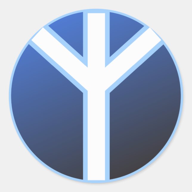 Adesivo Algiz Rune (Frente)