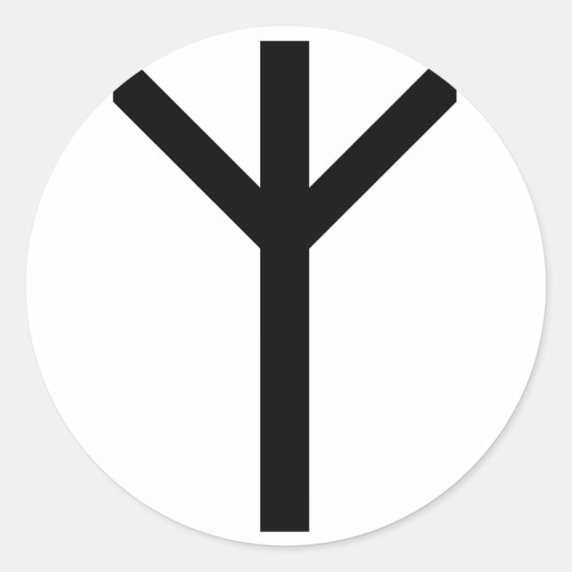 ADESIVO ALGIZ RUNE (Frente)