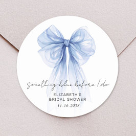 Adesivo Algo Azul Antes De Eu Fazer Chá de panela Arco