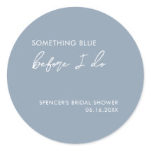 Algo Azul Antes de Fazer um Chuveiro de Noiva Mode