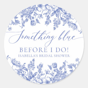 Adesivo Algo Azul Elegante Antes de Eu Fazer Chuveiro de N