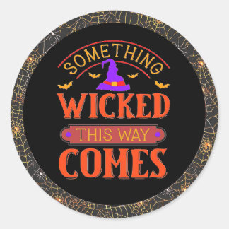 Adesivo Algo Wicted Halloween Sticker