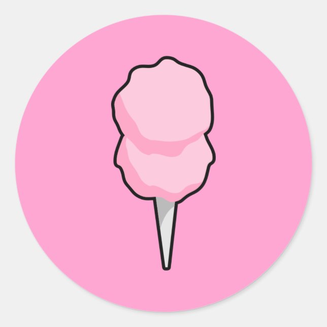 Adesivo Algodão doce (Frente)